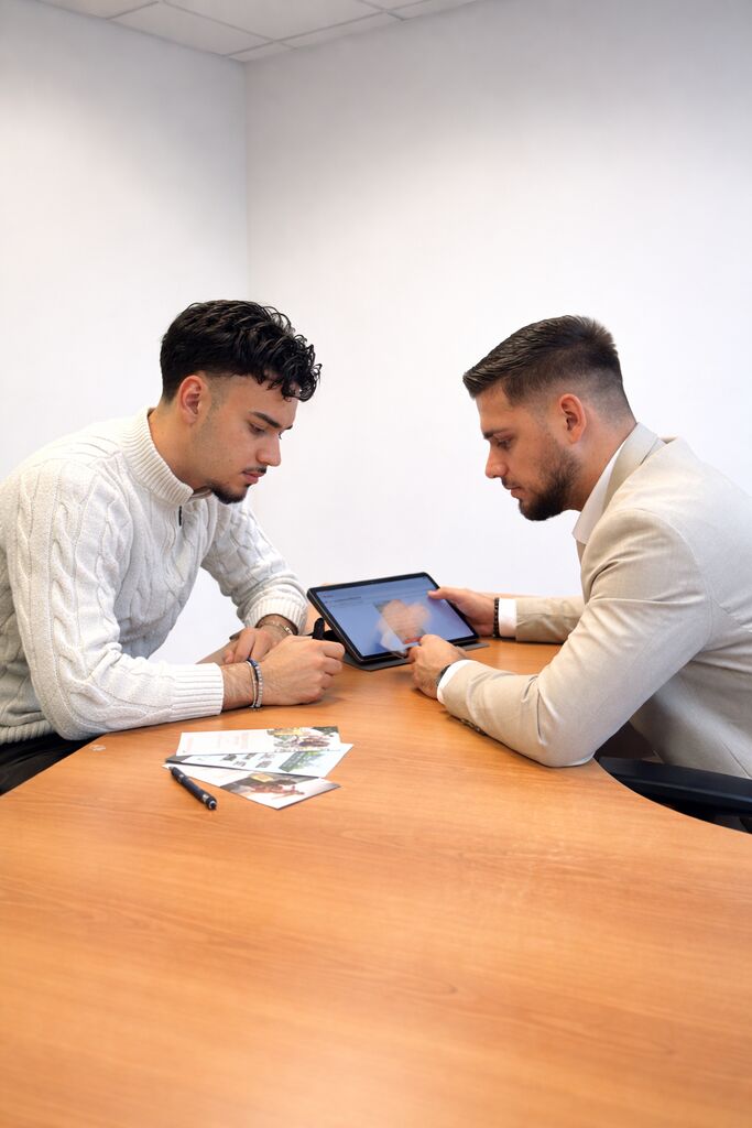 Tarifvergleich am Tablet